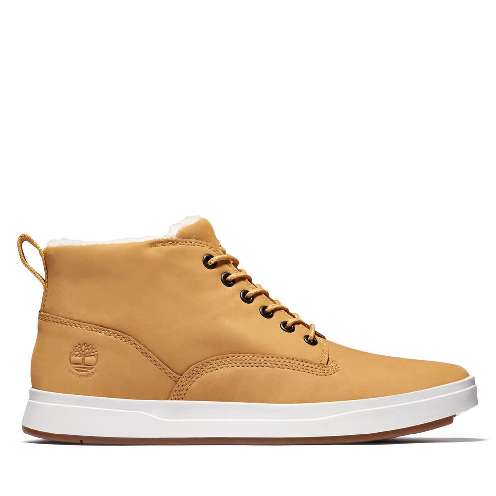 Botas Chukka Masculino - Timberland Davis Square Impermeavel - KHRZL6184 - Marrom